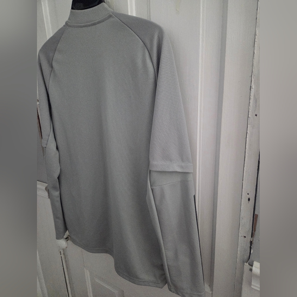 Adidas Kids Aeroready Pewter Zipup Jacket In Size Kids Large (13-14 Yrs) - Picture 12 of 16